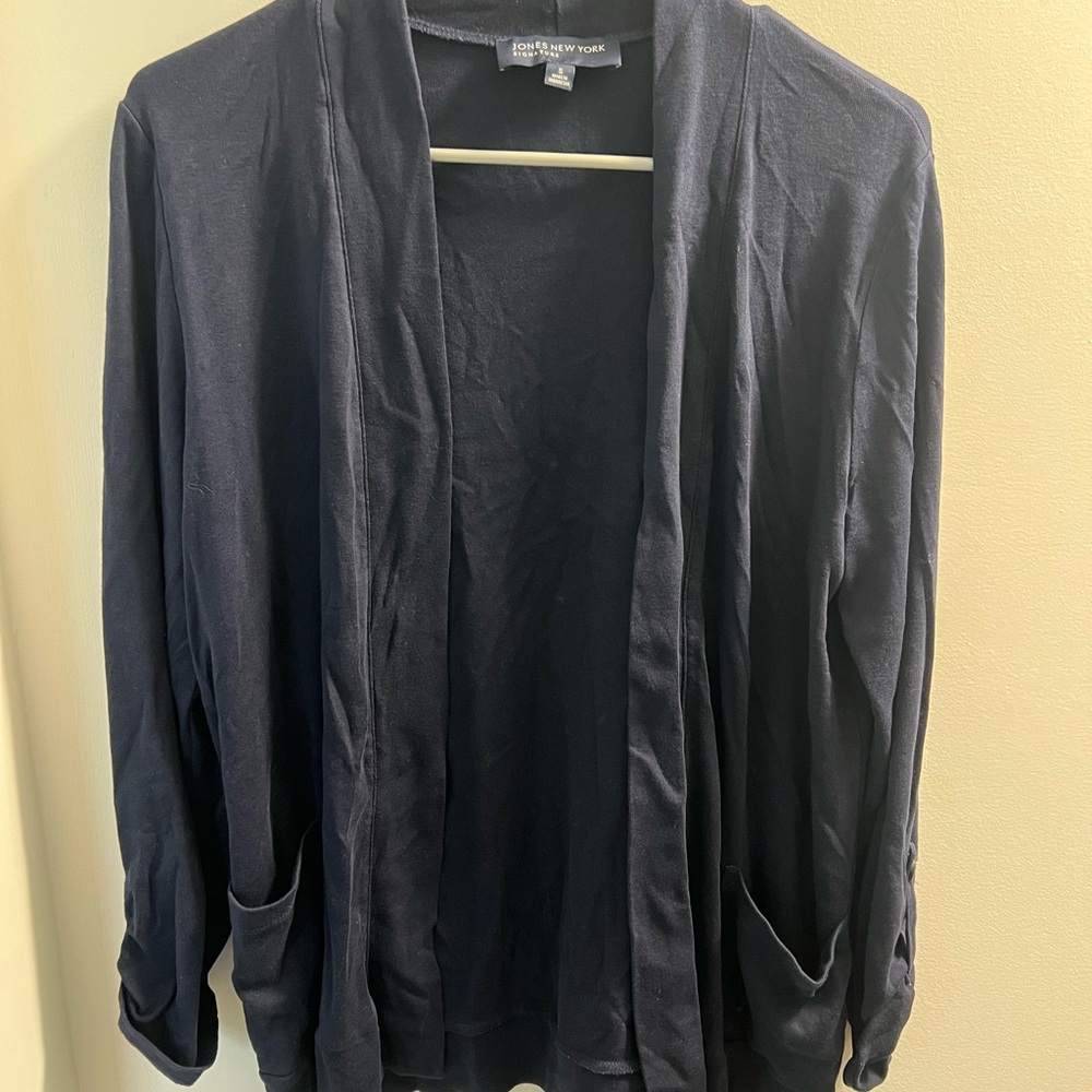 Jones New York Navy Cardigan